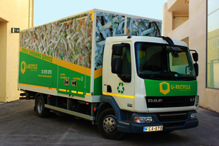 Our Shred-Truck....Learn more about recycling and shredding in Malta..